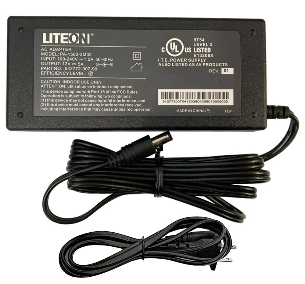 Liteon 12V 5A Plastik Kasa (5.5x2.5) Power Adaptör