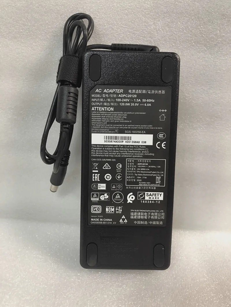 ADPC20120 20V 6A 120W Adaptör 7.4x5.0mm