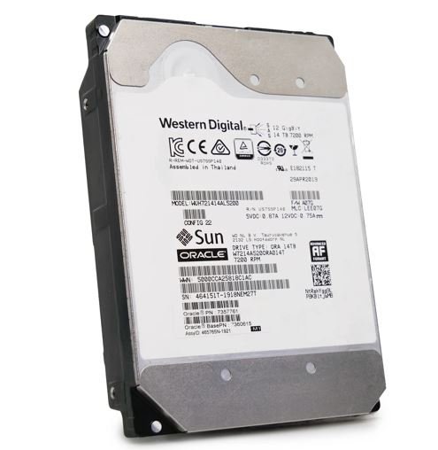 WD WUH721818AL5200 Ultrastar DC HC550 18TB 7.2k sas-12gbps 512mb 512e 3.5inch Hdd